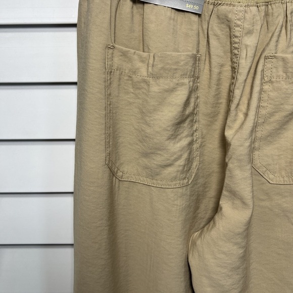 Style & Co. Mid Rise Pull On Ankle Straight Pants Size Small Khaki NWT - Picture 8 of 10